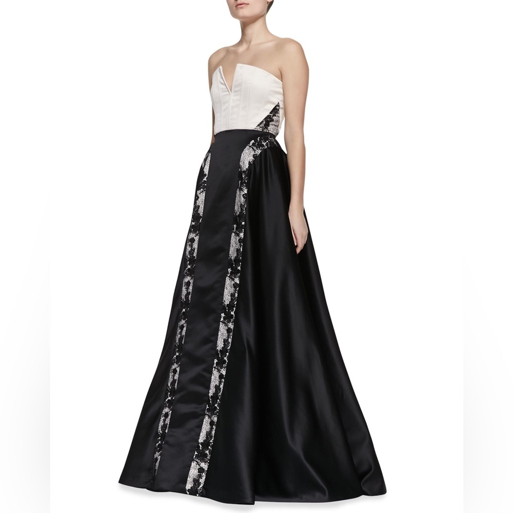 Alice + Olivia Dalya Strapless Ball Gown - Picture 3 of 11